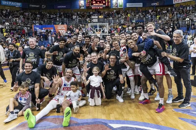 Sesi Franca deve celebrar pentacampeonato do NBB com carreata pelas ruas da cidade